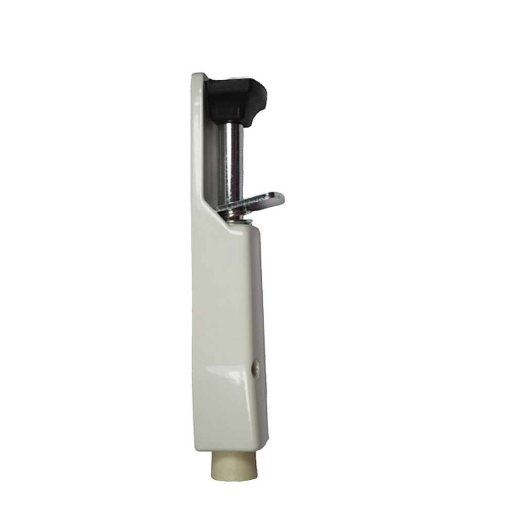 Türfeststeller, Hub 30mm / Tretbolzen verz. weiß, Abm.: 200 x 40 mm, Beschläge & Sicherheit für die Tür, Produkte